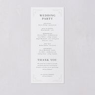 Floral Opulence Foil Wedding Programs Gold Pure White Signature