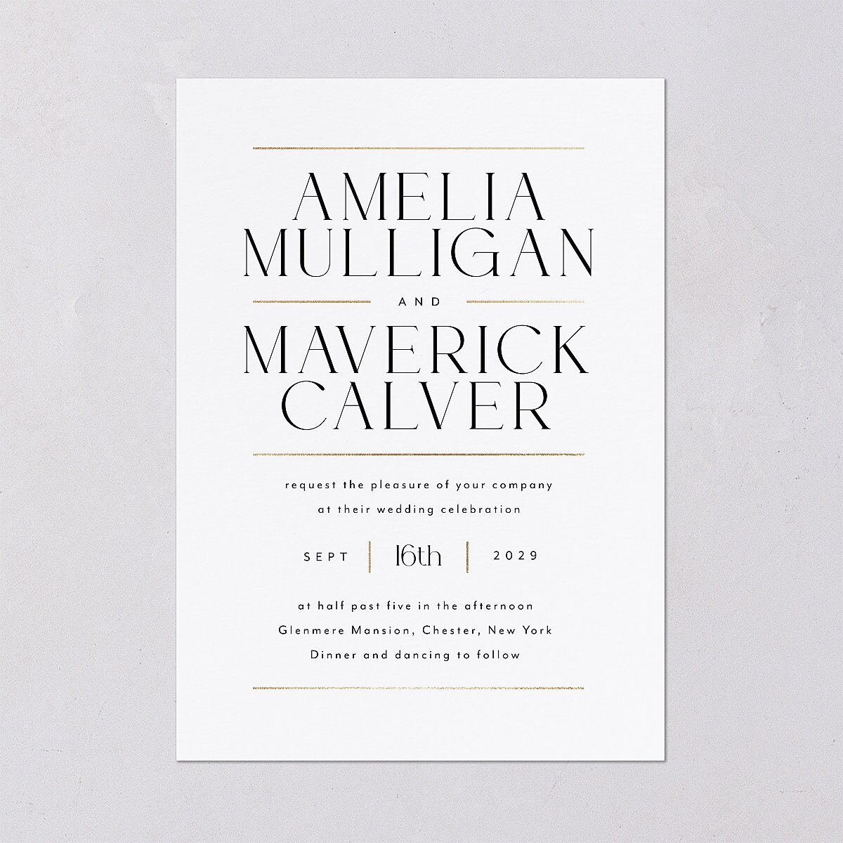 Estate Wedding Invitations — view 2