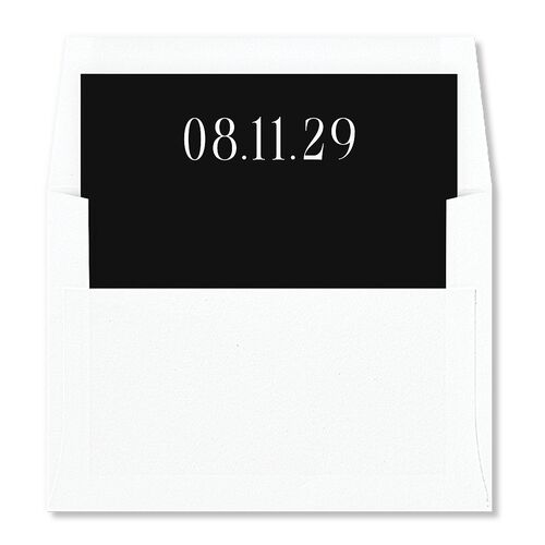 Timeless Lockup Envelope Liners Charcoal Standard