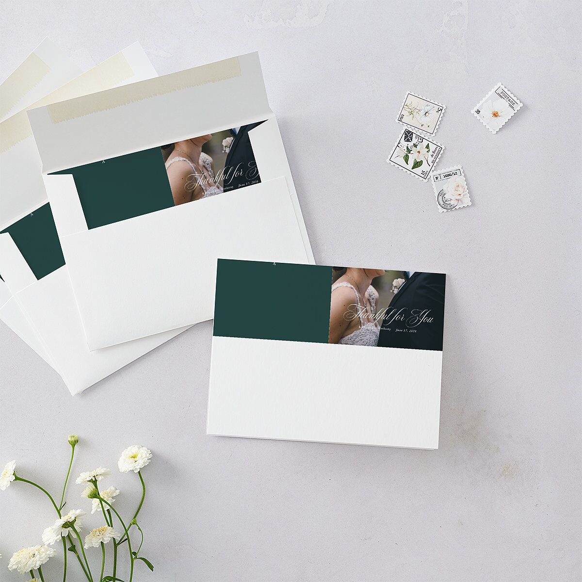 Glamorous Regency Garden Thank You Cards by Bridgerton — view 2