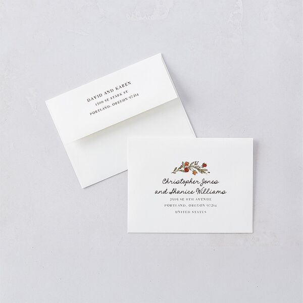 Hand Drawn Tablescape Thank You Cards Linen