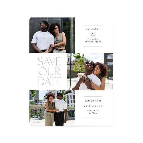 Windows Save The Date Magnets Pure White Magnet Paper