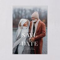 Foundation Digital Save the Date Cards Chestnut Dusty Blue Lets Celebrate