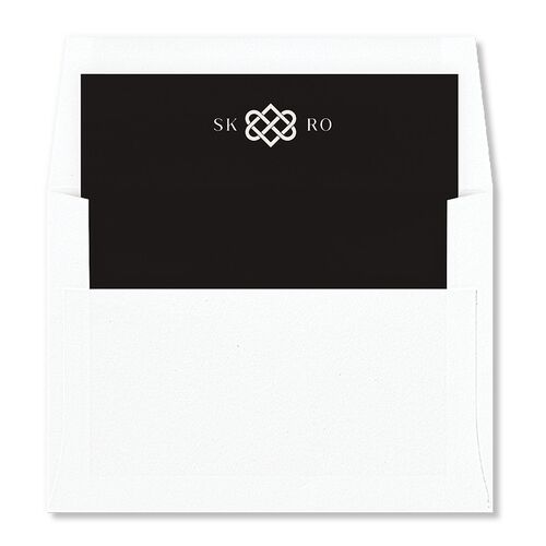 Celtic Knot Envelope Liners Midnight Standard