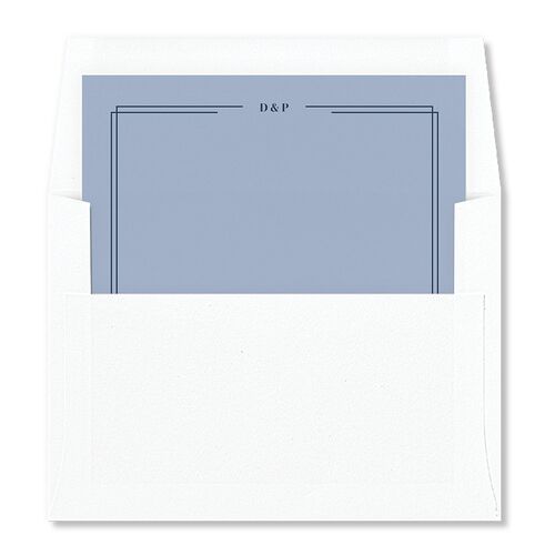 Framed Photo Envelope Liners Moody Blue Standard