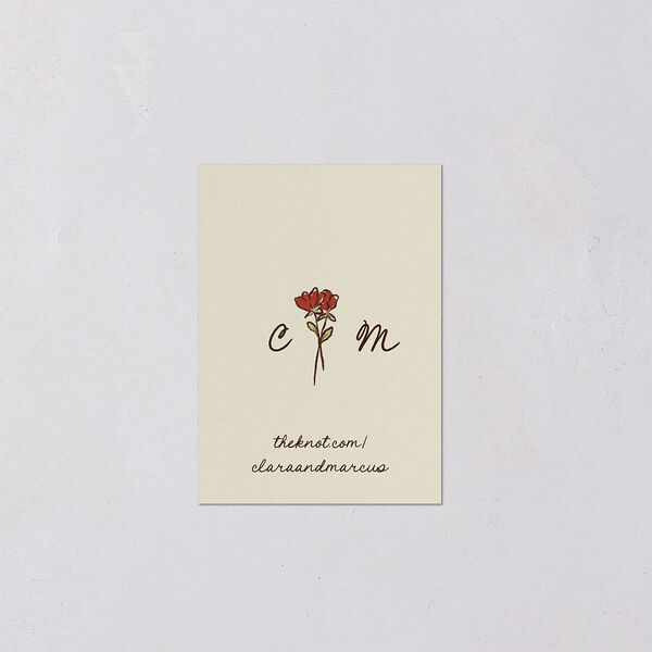 Hand Drawn Tablescape QR Code RSVP Cards Linen Signature