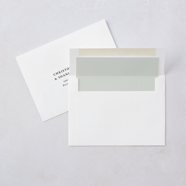 Timeless Hoop Standard Envelope Liners Standard Pure White Liner