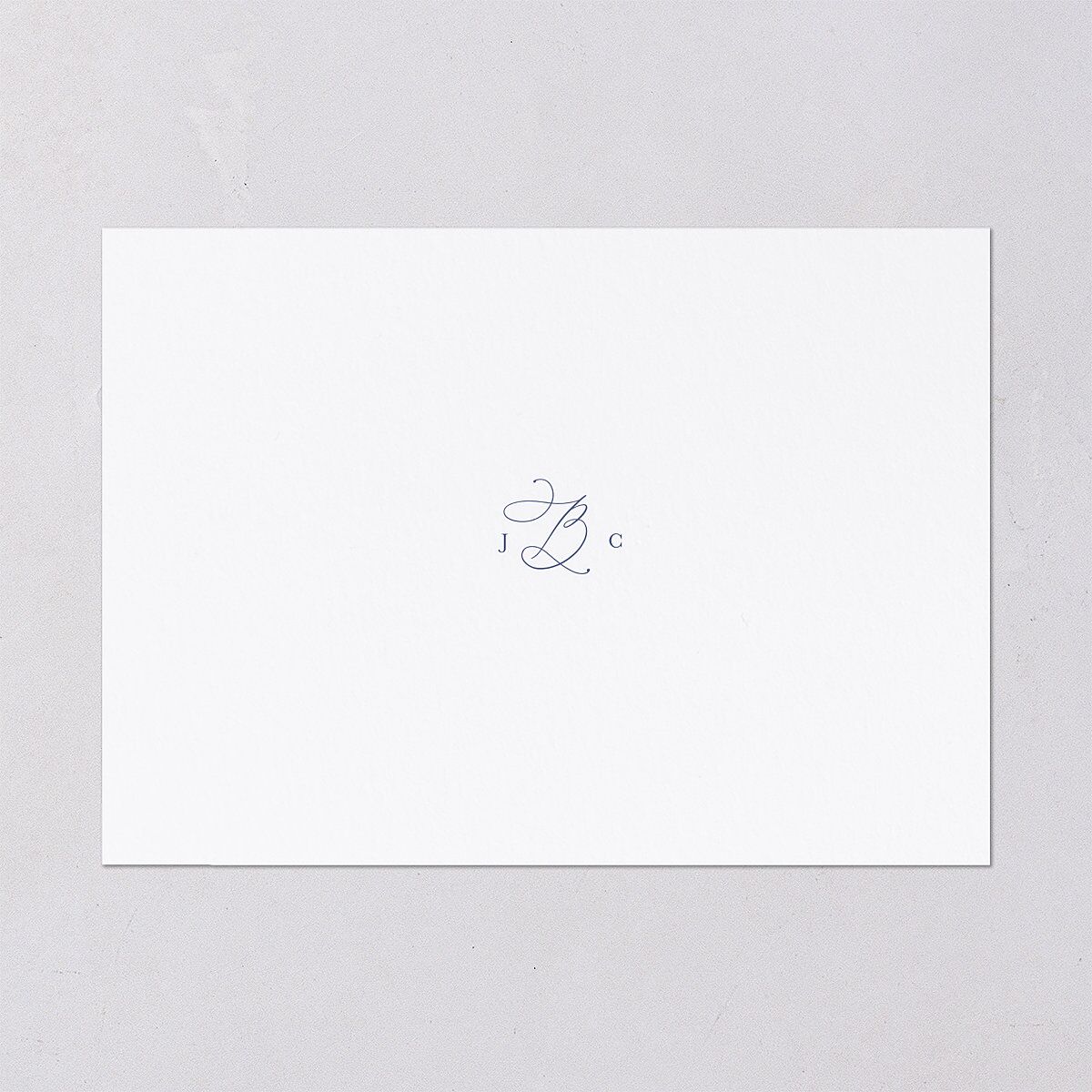 Church Stained Glass Bridal Shower Invitations Moody Blue Signature Blank