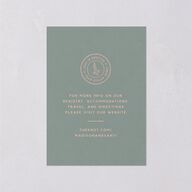 Hitched in Texas Wedding Enclosure Cards Terracotta Signature