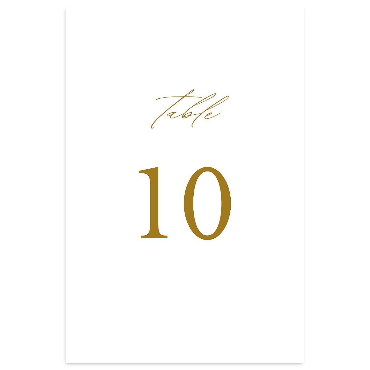 Classic Landscape Table Numbers