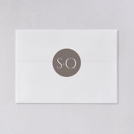 Accent Arches Wedding Stickers Licorice Circle