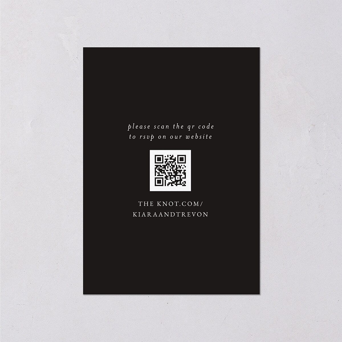 Romantic Photo Wedding Response Cards Gold Midnight Signature Standard