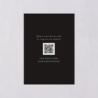 Romantic Photo Wedding Response Cards Gold Midnight Signature Standard