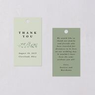 Dainty Frame Favor Gift Tags Thyme Signature
