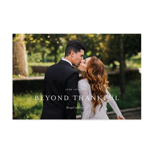 Southern Oak Tree Thank You Postcards Dark Navy