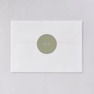 Simple Bohemian Wildflowers Wedding Stickers Cotton