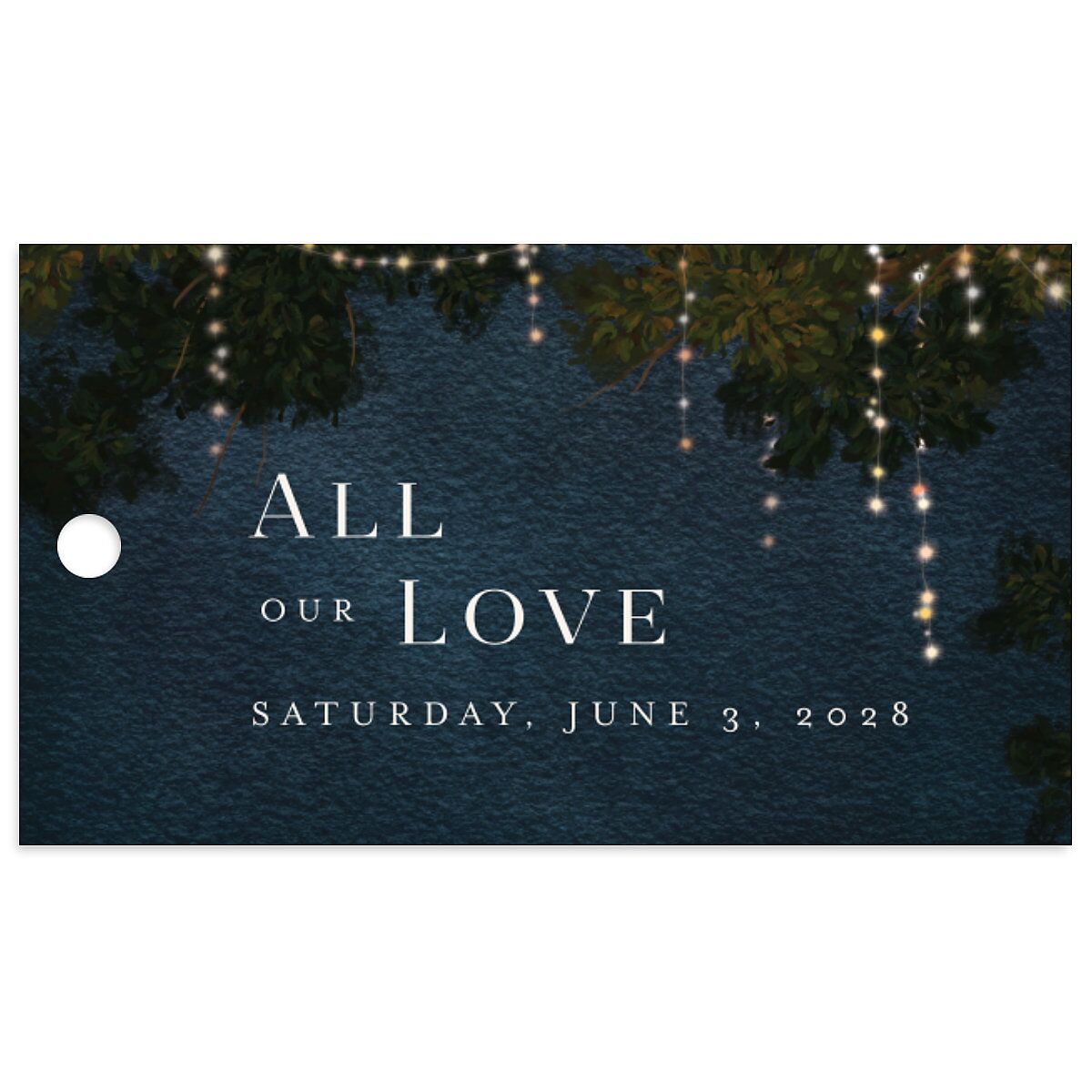 Enchanted Evening Favor Gift Tags