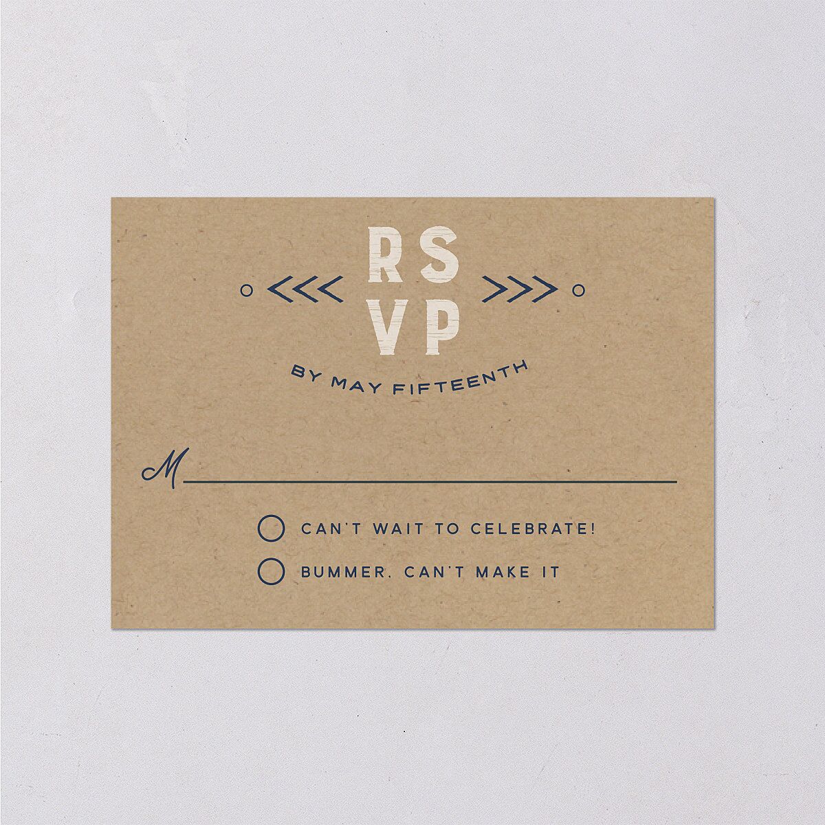 Vintage Mountain Wedding Response Cards Dusty Blue Signature Standard