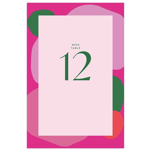 Santa Cruz Bilingual Foreign Language Table Numbers Mulberry Signature