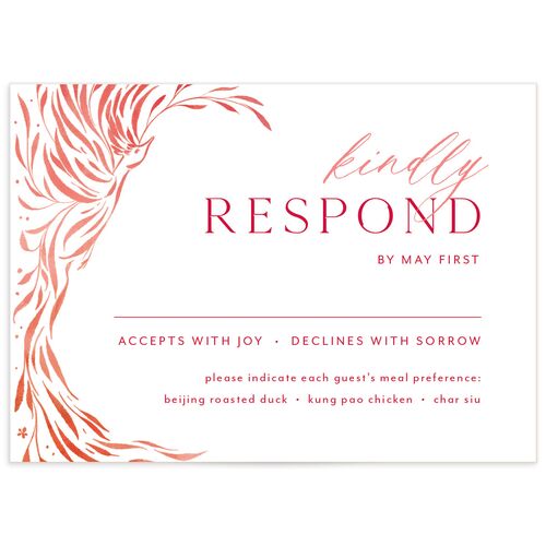 Romantic Phoenix Wedding Response Cards