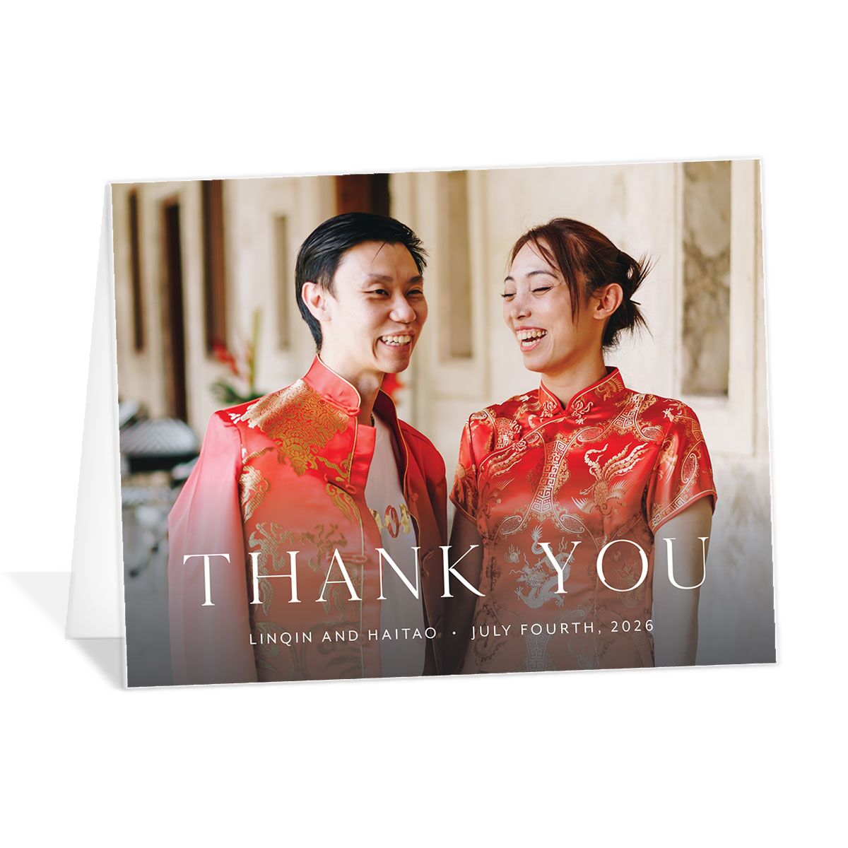 Romantic Phoenix Thank You Cards