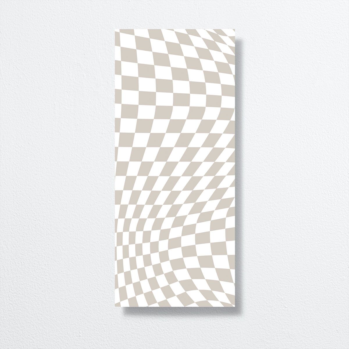 Checked Menus Taupe Signature