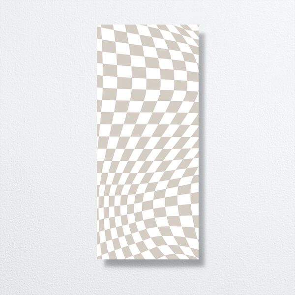 Checked Menus Taupe Signature