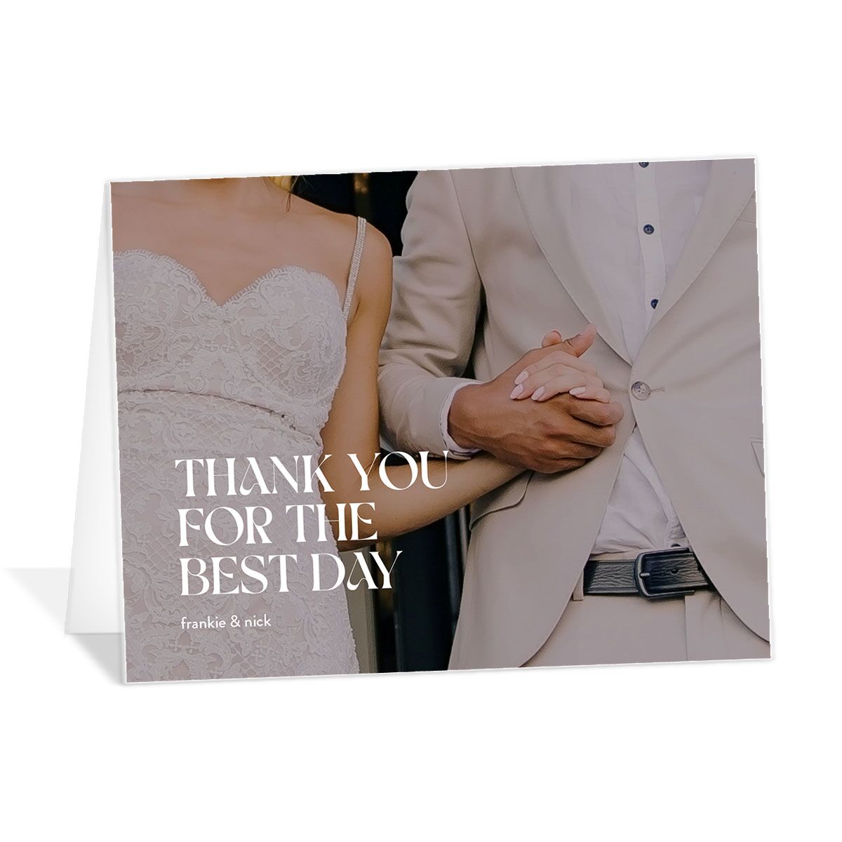 Checked Thank You Cards