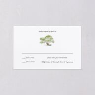 Charming Charleston All-in-One Wedding Invitations Pure White Signature Light Both Recipient and Return Addresses No