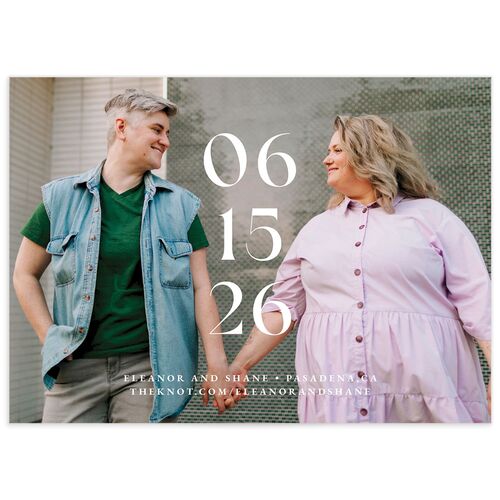 Flower Market Save the Date Cards Gold Signature smooth No