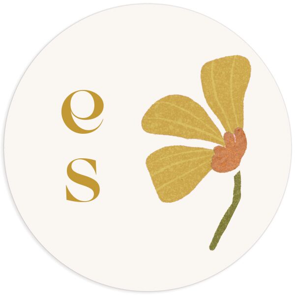 Flower Market Wedding Stickers