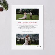 Blessed Holiday Holiday Cards Garnet Signature Blank Standard Portrait