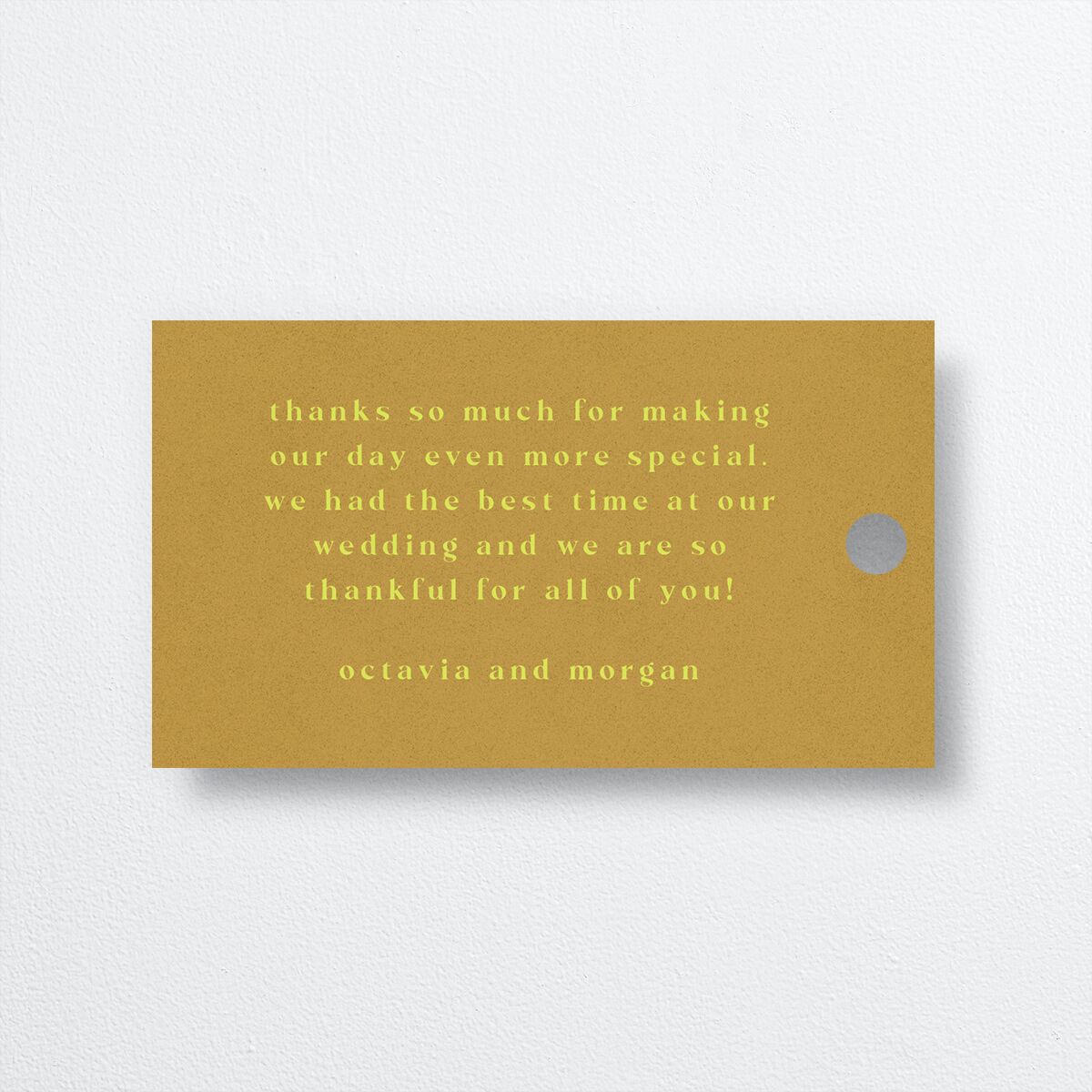 Groovy Blooms Favor Gift Tags back