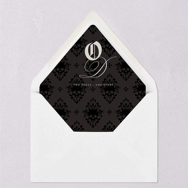Til Death Gothic Photo Euro Envelope Liners Sand Luxe