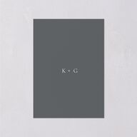 Minimal Rings Wedding Enclosure Cards Gold Slate Signature