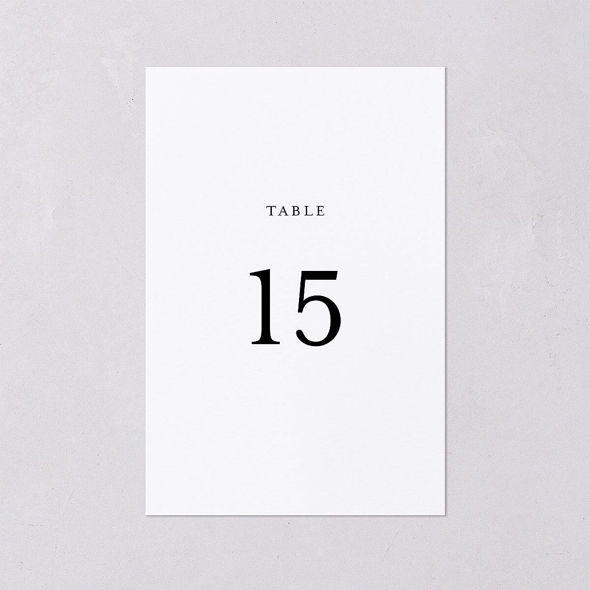 Shining Leaves Foil Table Numbers Pure White Gold Signature