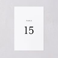 Shining Leaves Foil Table Numbers Pure White Gold Signature