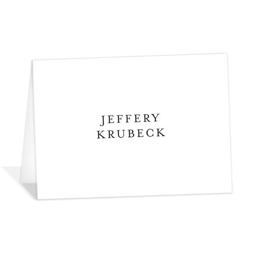 Monogram Slant Place Cards