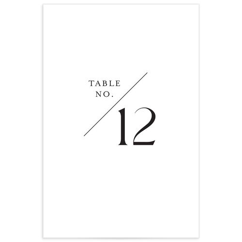 Monogram Slant Table Numbers