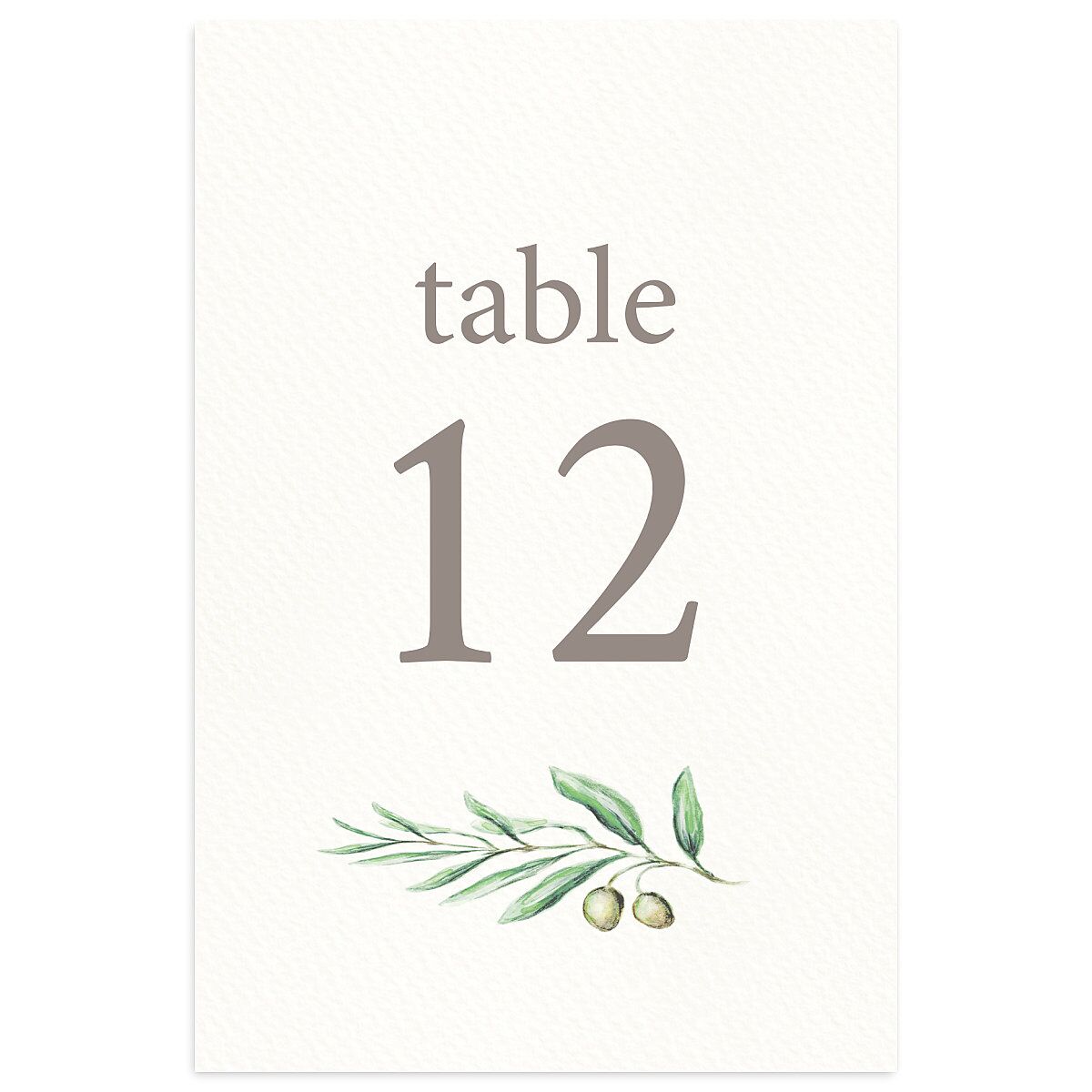 Painted Winery Table Numbers