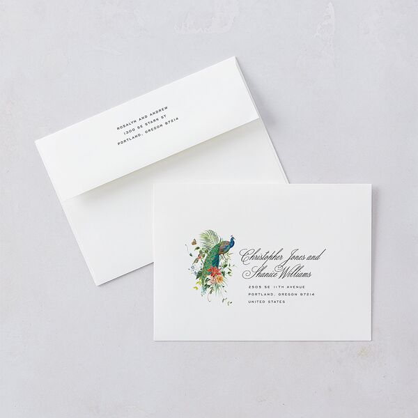 Wild About You Wedding Invitations Pure White Signature Blank No Standard