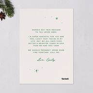 Cheers Y'all Holiday Cards Maroon Signature Blank Standard