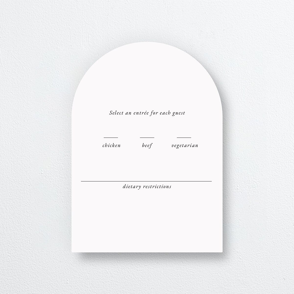 Fairytale Woodgrain Slab Wedding Response Cards Pure White Signature