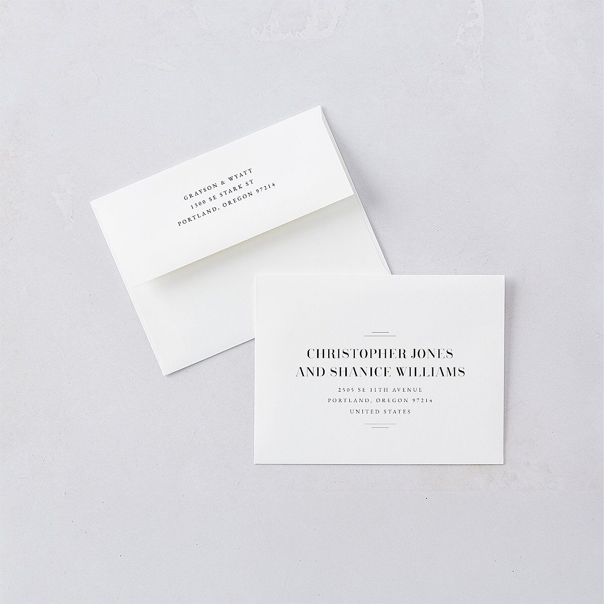 Country Club Thank You Cards Pure White