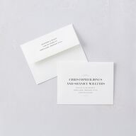 Country Club Thank You Cards Pure White