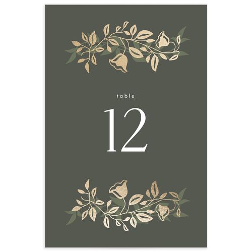 Rustic Nouveau Table Numbers - 