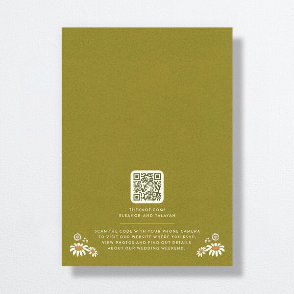 Wildflower Nouveau Wedding Invitations Dark Camo Signature No Standard