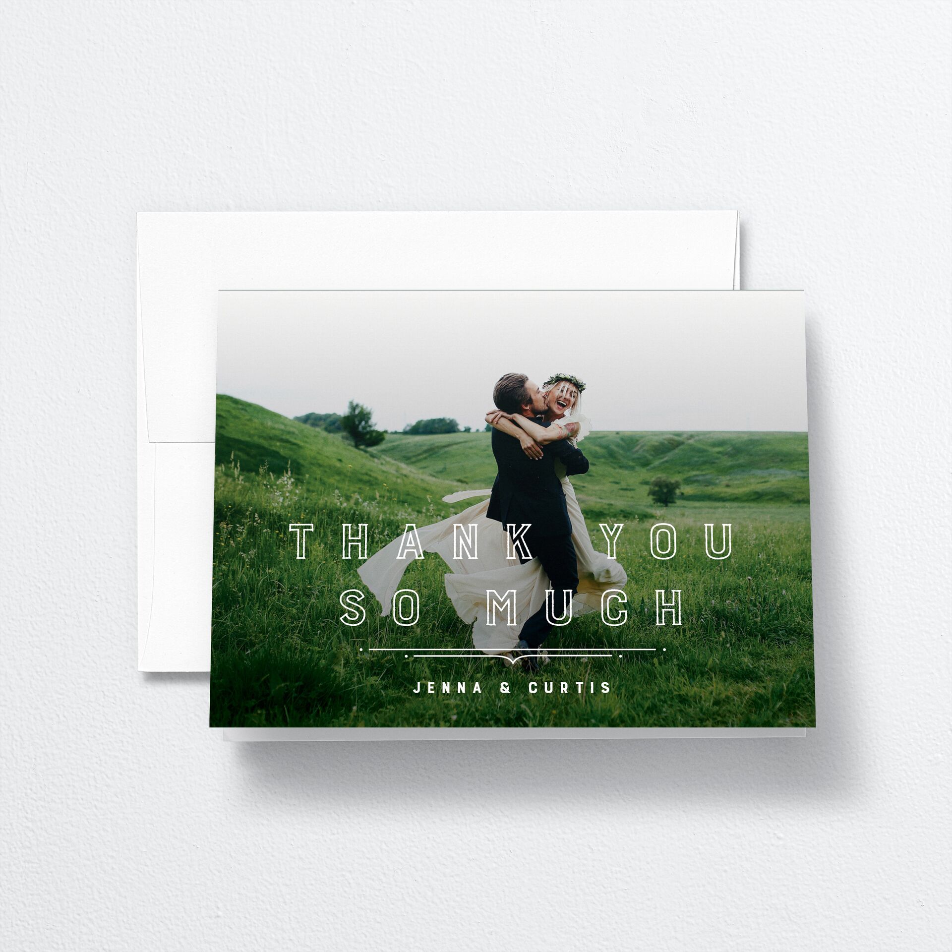 Iconic Mountain Thank You Cards — view 1