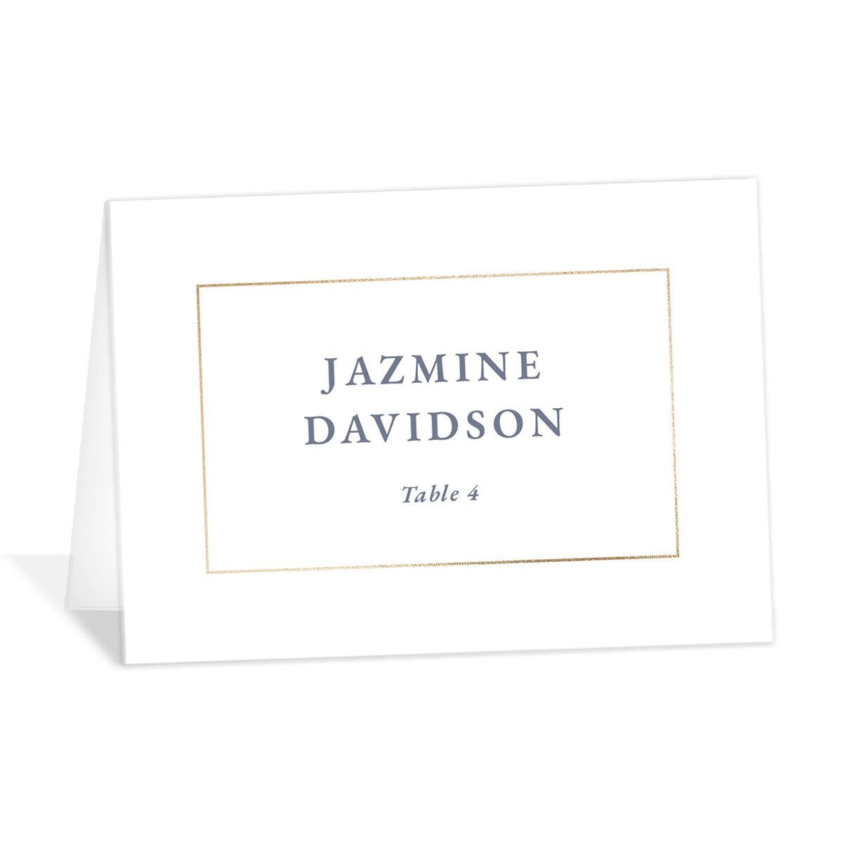 Gilded Wreath Place Cards