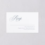 Eternal Love All-in-One Wedding Invitations Cruise Signature Light Both Recipient and Return Addresses